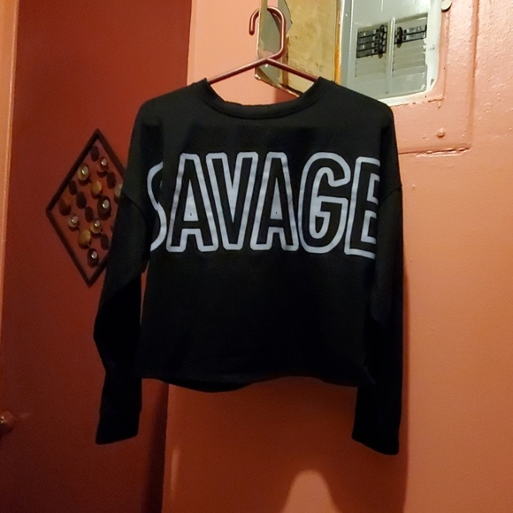Cropped sweatshirt - Picture 2 of 2